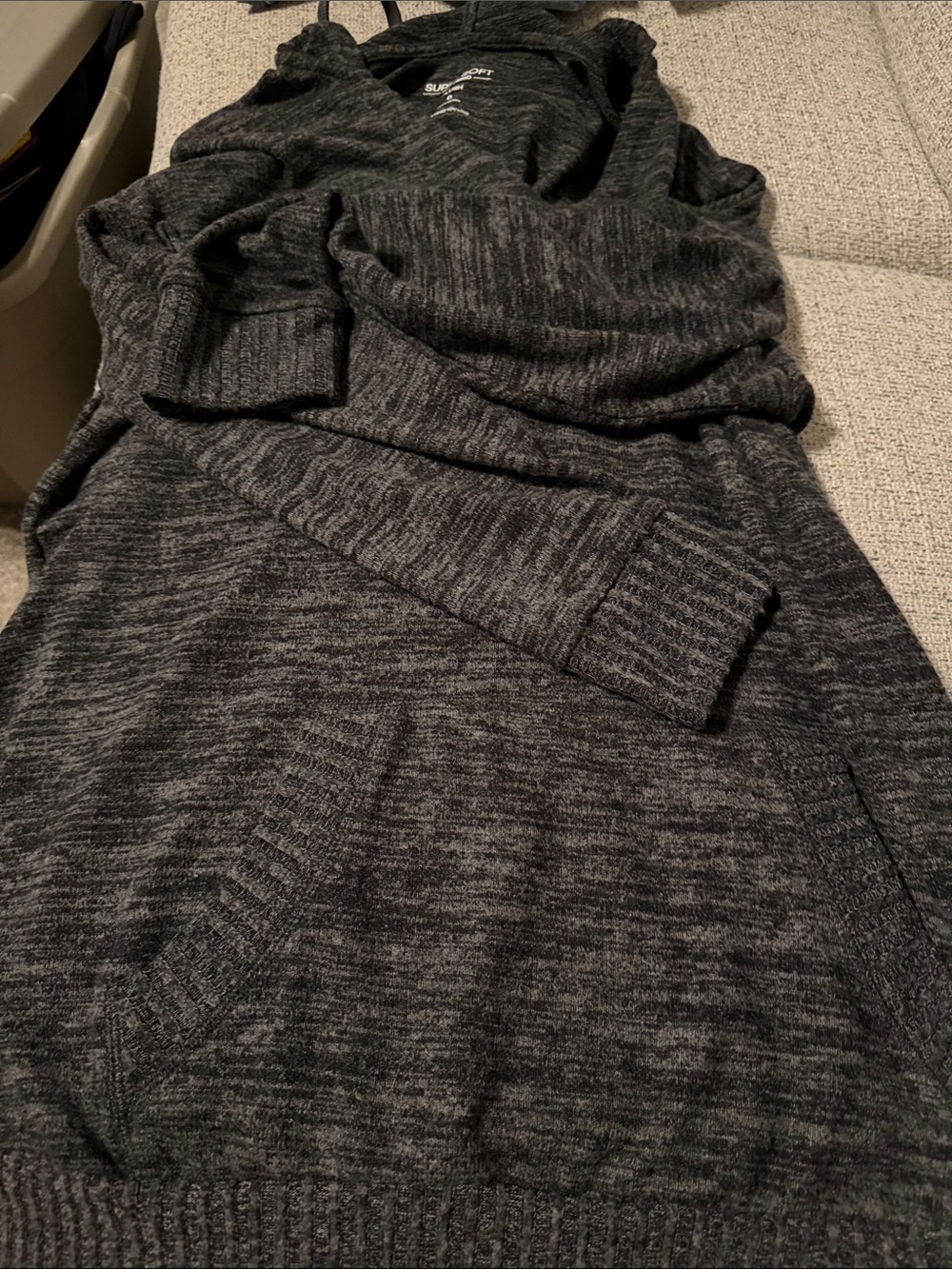 Torrid Charcoal and Mauve Hoodie sweaters both a 0 size from Torrid like L-12